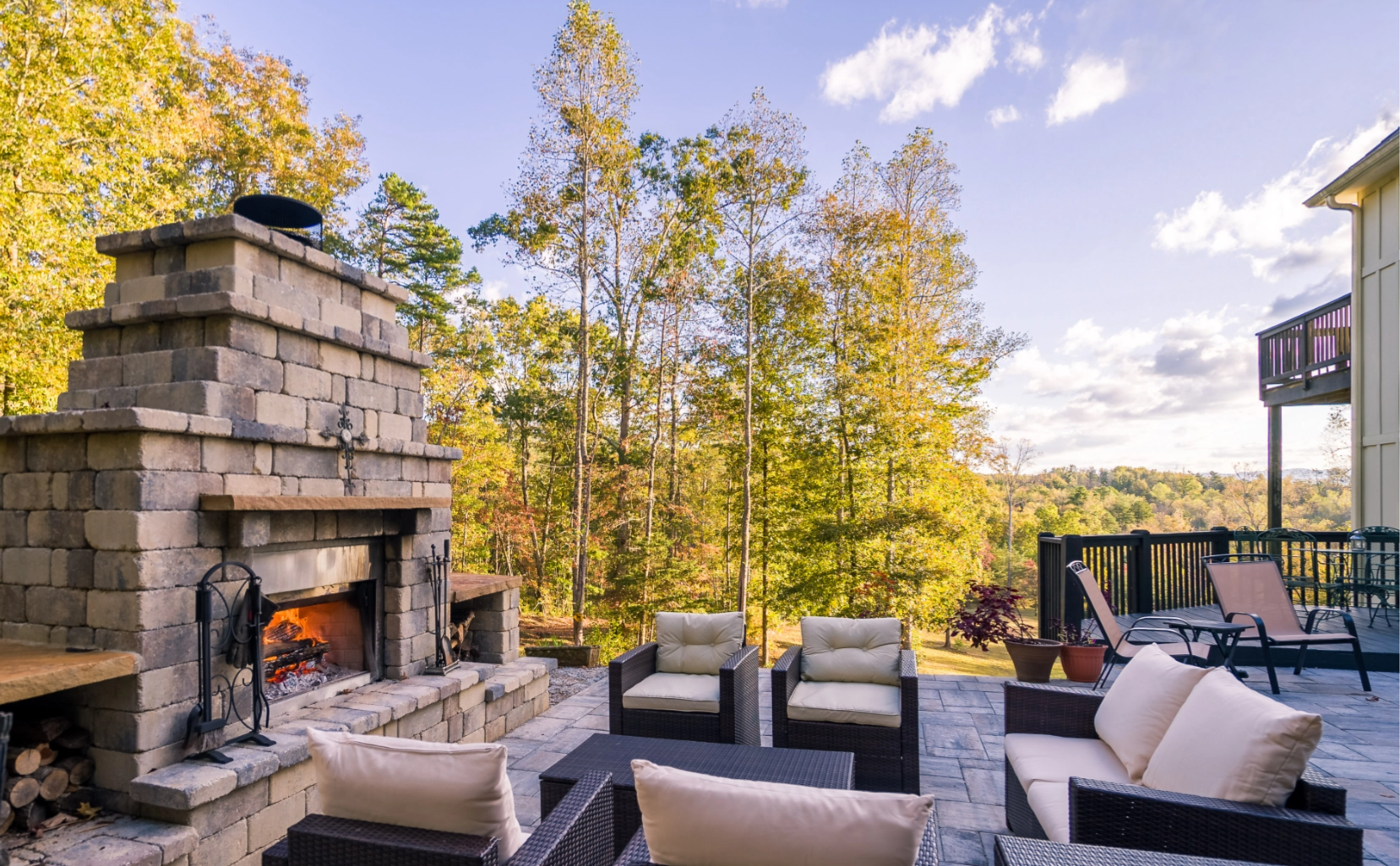 Mask Group @2x OUTDOOR FIREPLACES